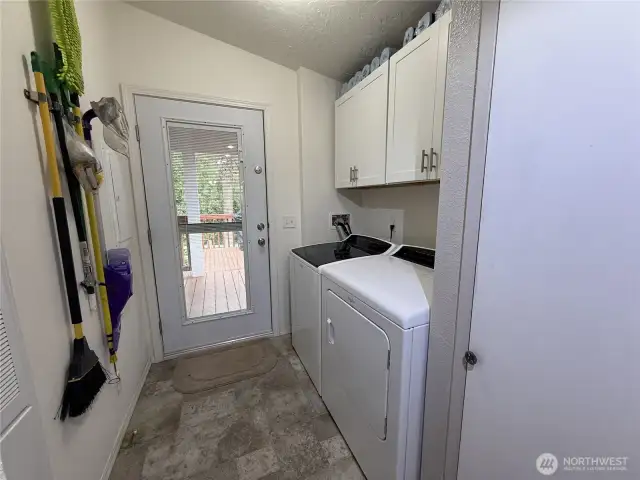 Full size washer/dryer included with sale.
