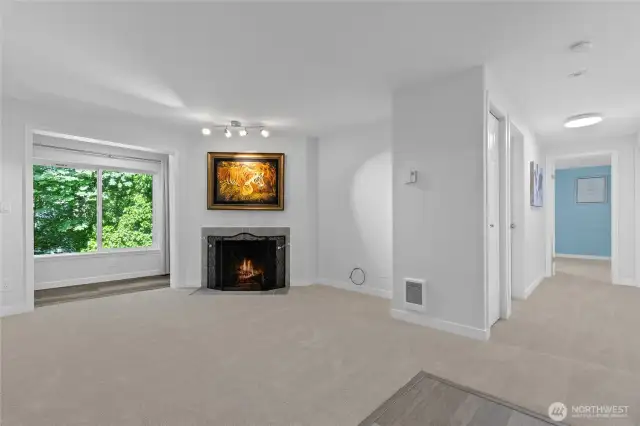 Soaring ceilings, stylish updates, and peaceful views of the greenbelt—this condo checks all the boxes!