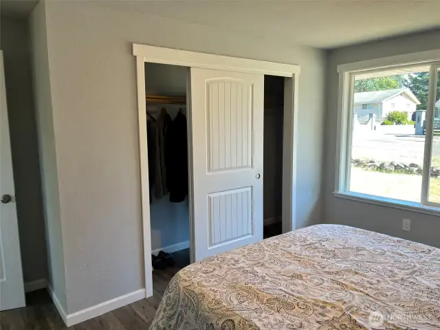 Primary closet.