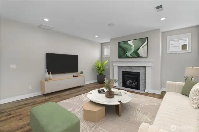 *Virtually Staged* Living Room.