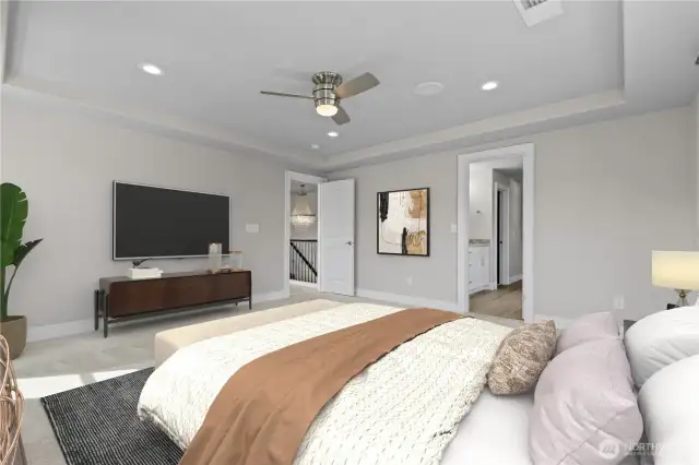 *Virtually Staged* Primary Suite.