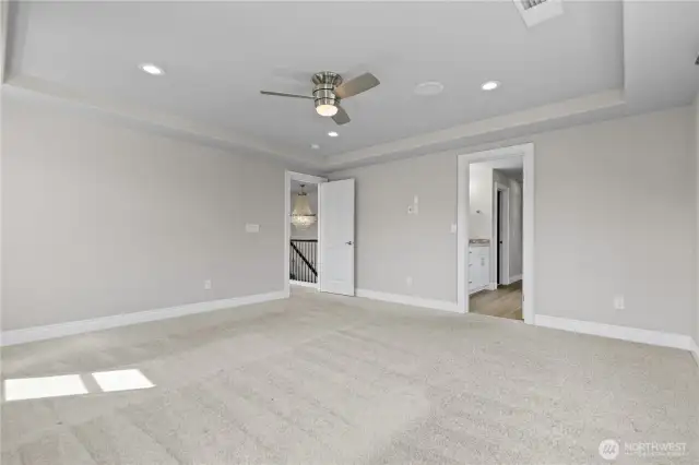 Welcome to the Spacious Primary Suite.