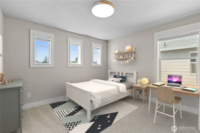 *Virtually Staged* Bedroom #4.