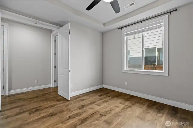 Main Level Bedroom or Office with Double Door Entry.
