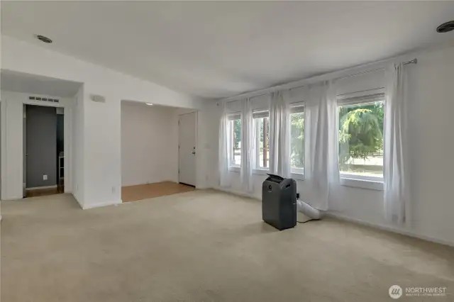 Spacious living room.