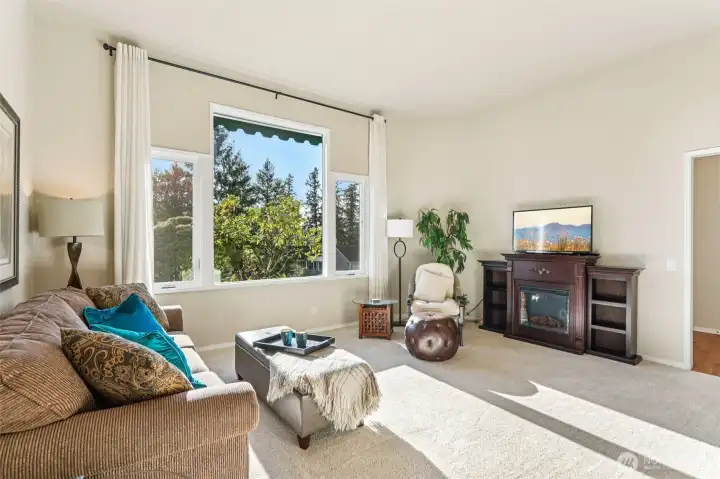 So much light comes through these windows.