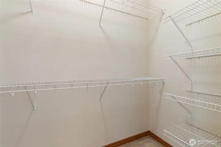 Large Primary Walk-In Closet.