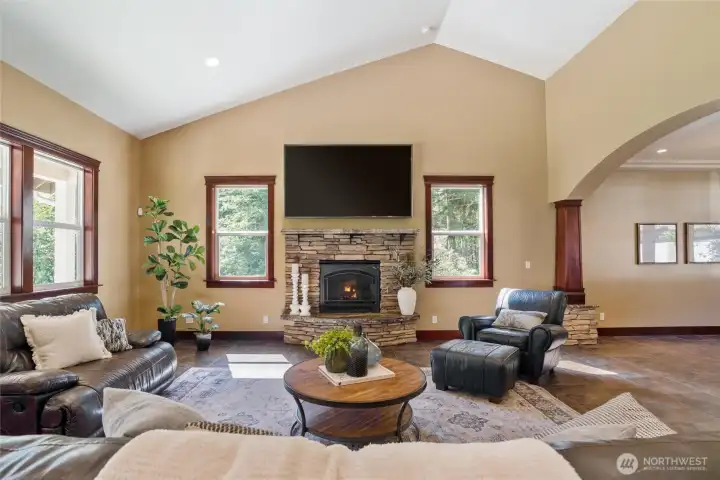 Main House - open concept living room