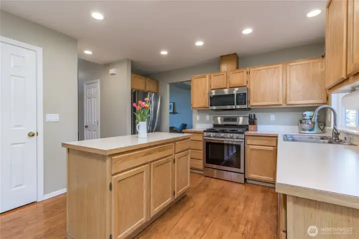 Spacious kitchen