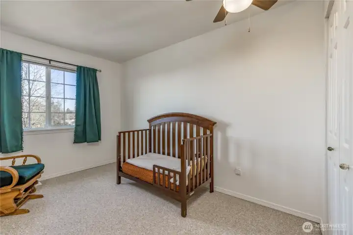 Third bedroom with Olympic mountain view