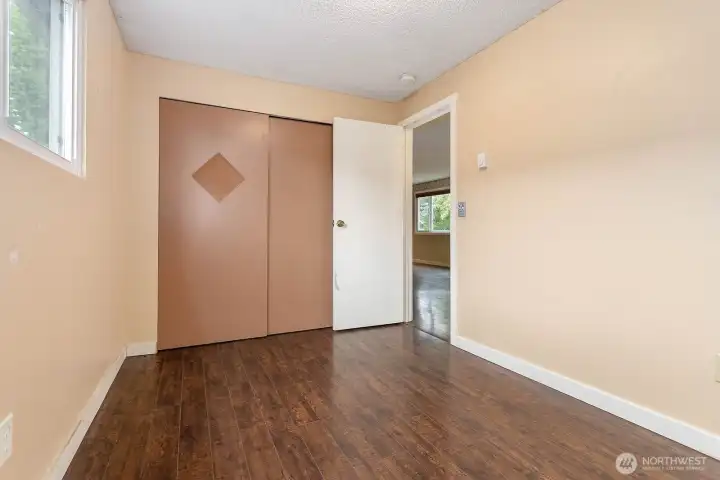 One of Three Bedrooms