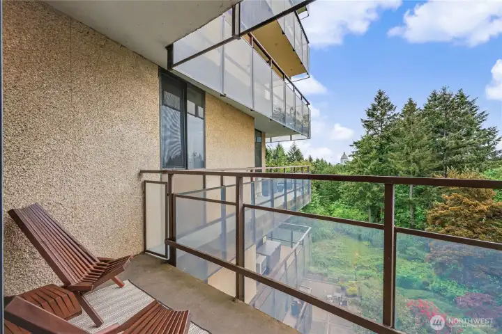 View from your patio off of the living room, the capital looks MUCH larger in person! Come see.