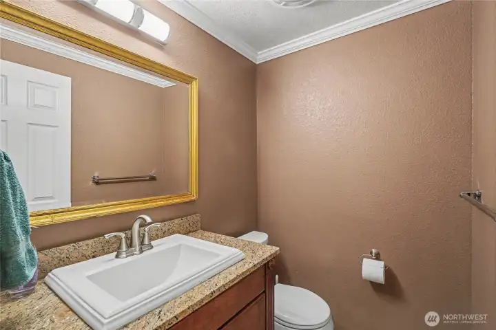 Bath #2, your powder room.