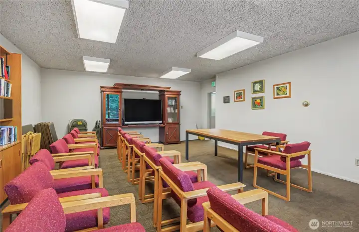 This is the meeting/rec/game room, usually available for your reservation.
