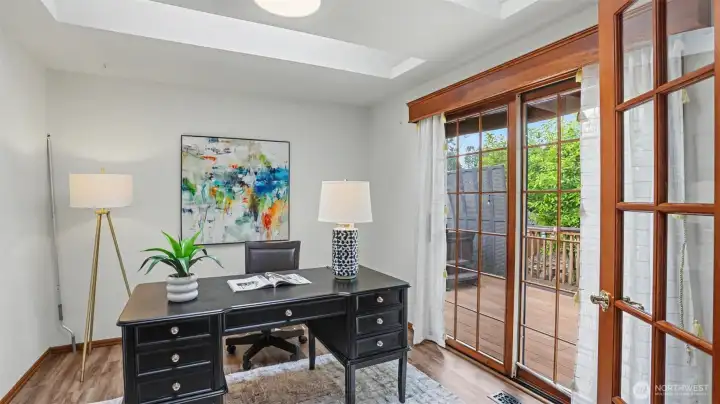 Enjoy flexible living with a dedicated home office or guest room.