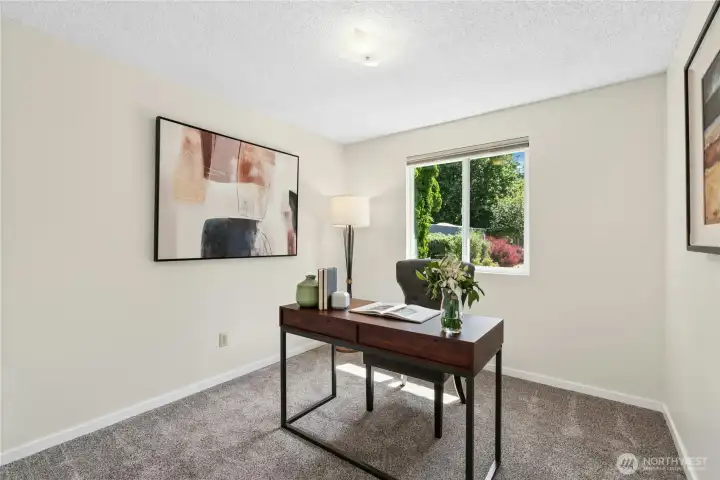 Third bedroom/Office, front of house
