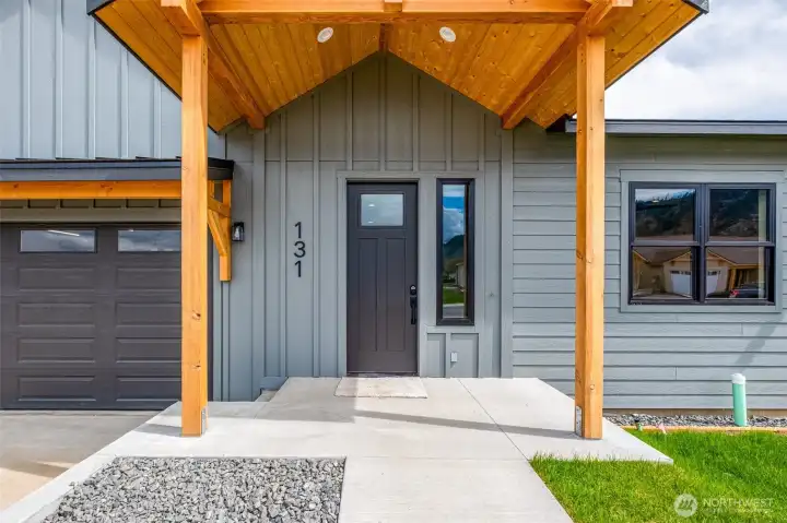 Natural wood accents elevate this home experience.