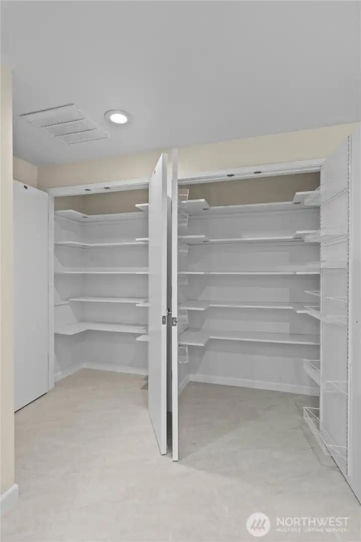 Double pantry's in kitchen Double pantry's in kitchen