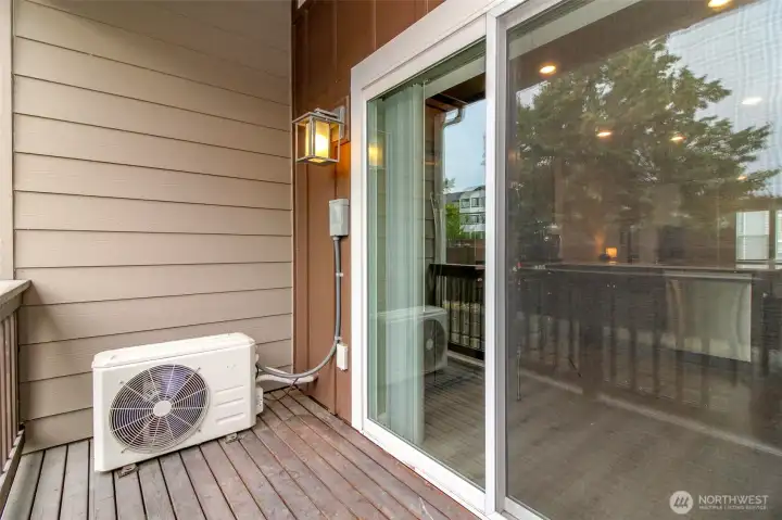 deck off of the kitchen