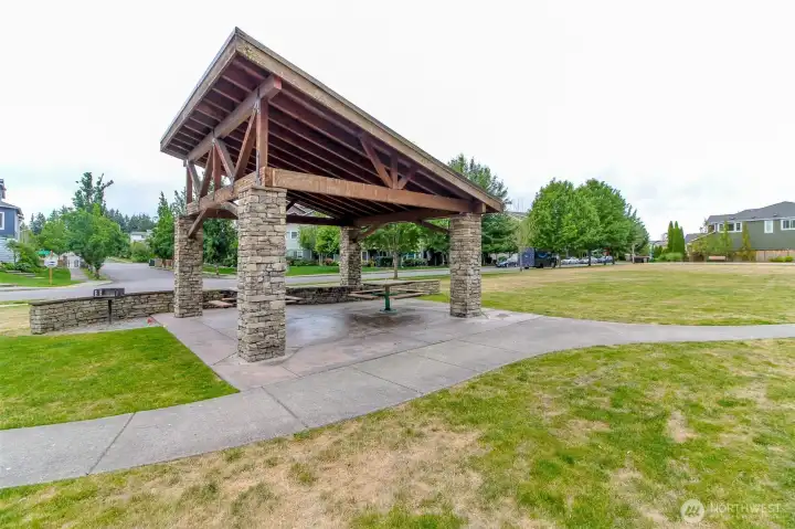 Community picnic area