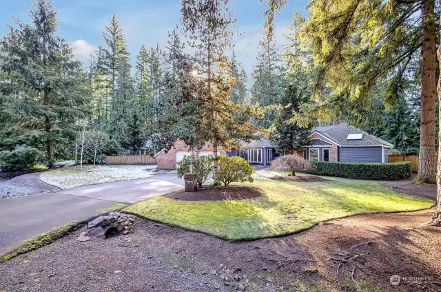 Front yard view - quiet neighborhood