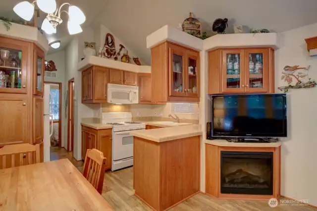 Kitchen and dining area