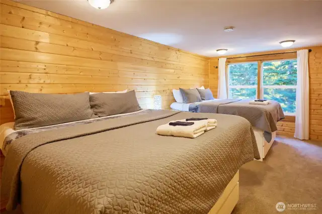 Oversized upstairs bedroom in main home