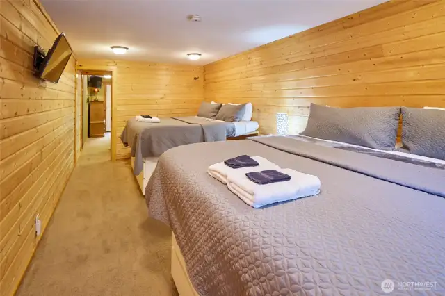 Oversized upstairs bedroom in main home