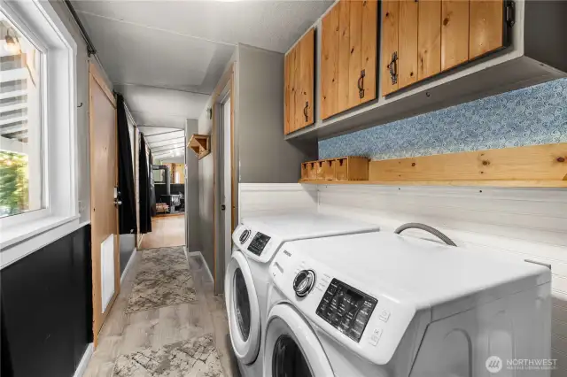 ADU laundry area