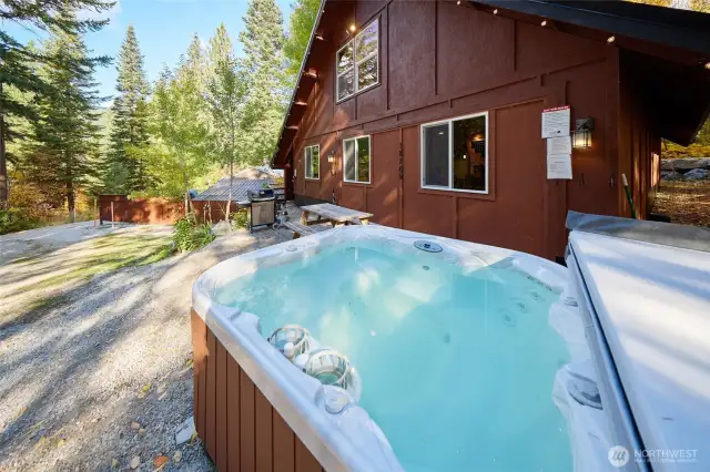 Main home hot tub