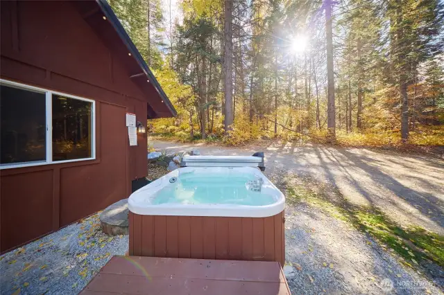 Main home hot tub