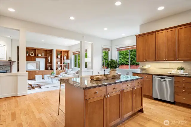 Built-in cabinetry offering generous modern storage solutions