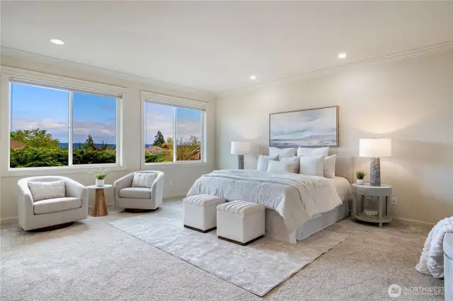 Wake up to sweeping mountain views!