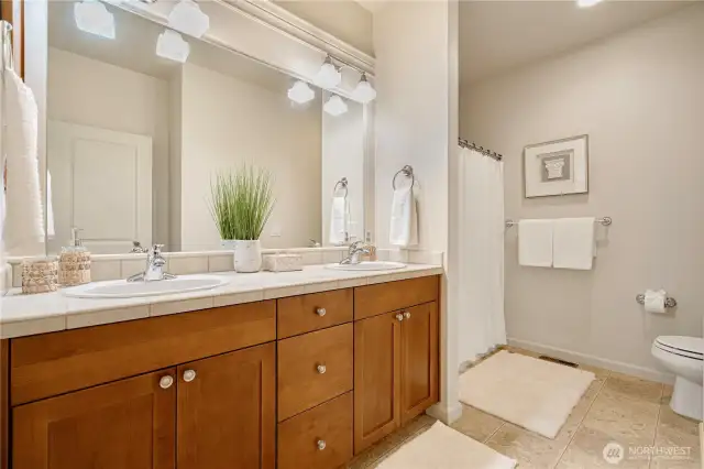 Bathroom with privacy
