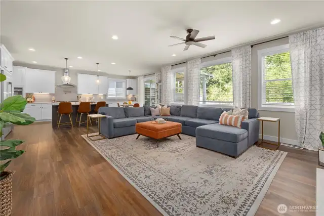 Enhanced interior trim package featuring wrapped windows & full height baseboards