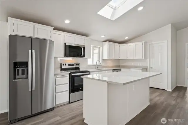 New Quarts Counters & New Appliances.