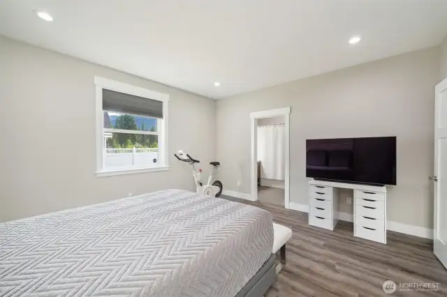 Another view of the primary bedroom.