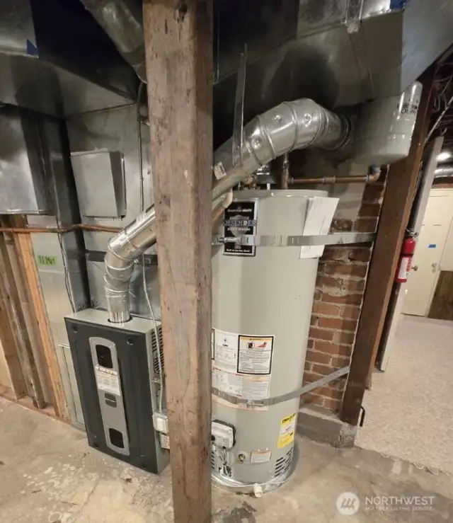 Newer Hot Water Tank & Furnace
