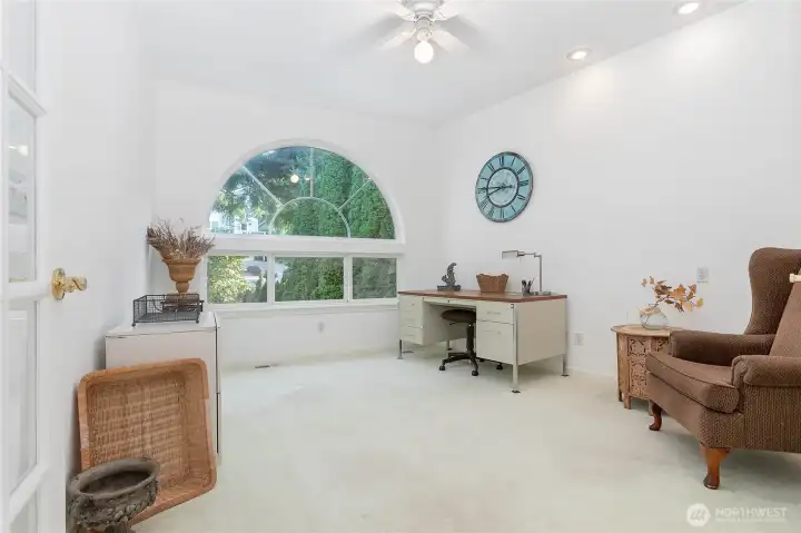Dedicated office space with plenty of natural light