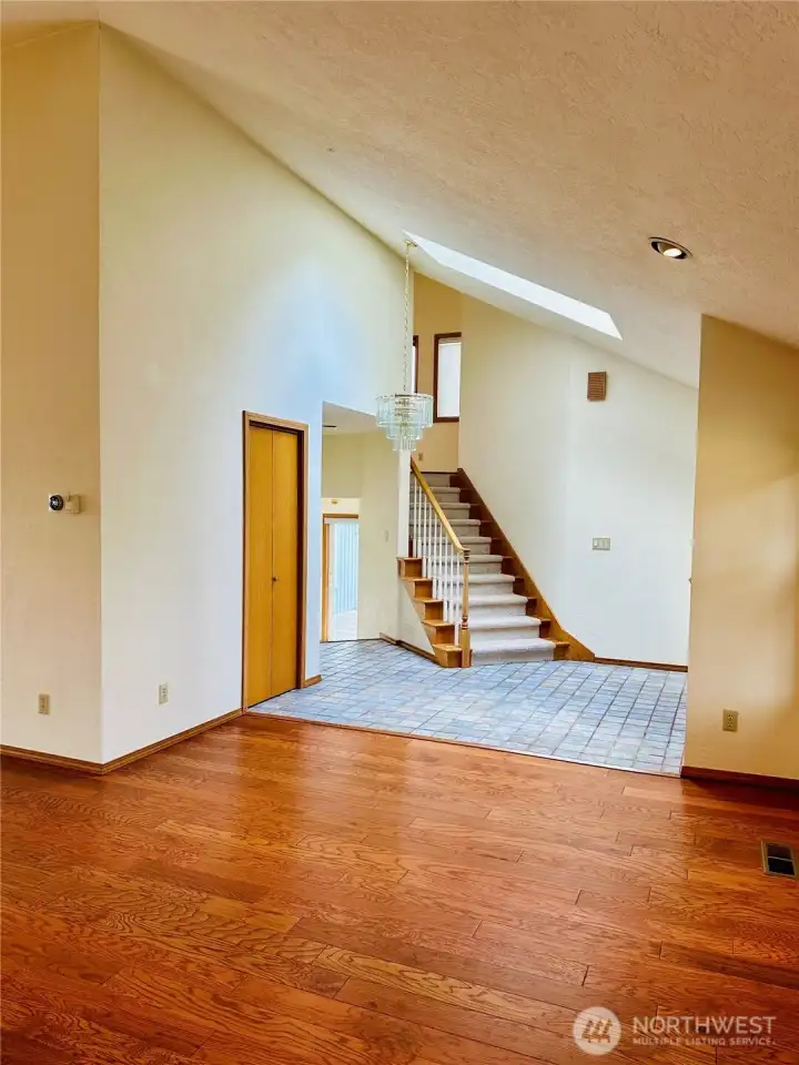 Hardwood floors.