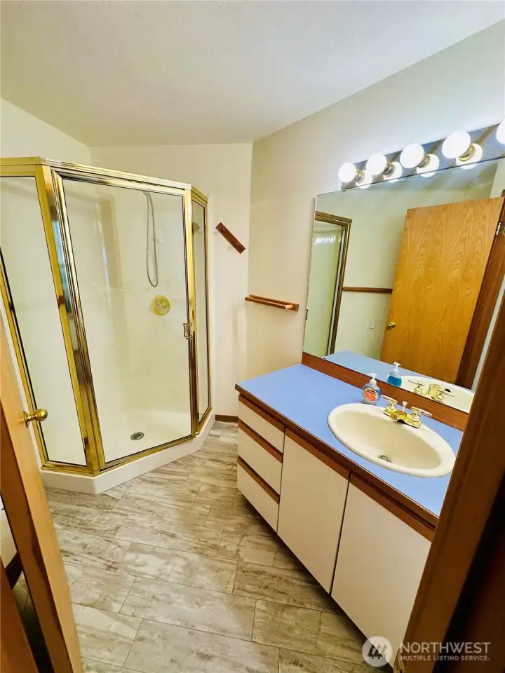 Downstairs bathroom.
