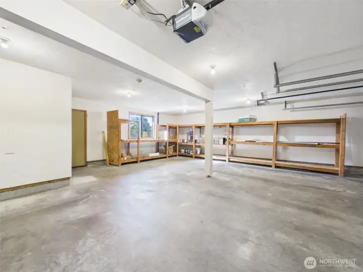 Door to easily access backyard.