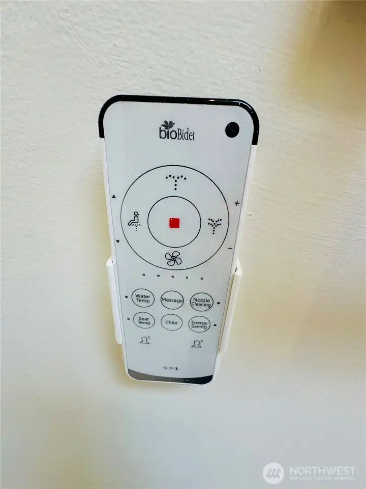 Remote for bidet.