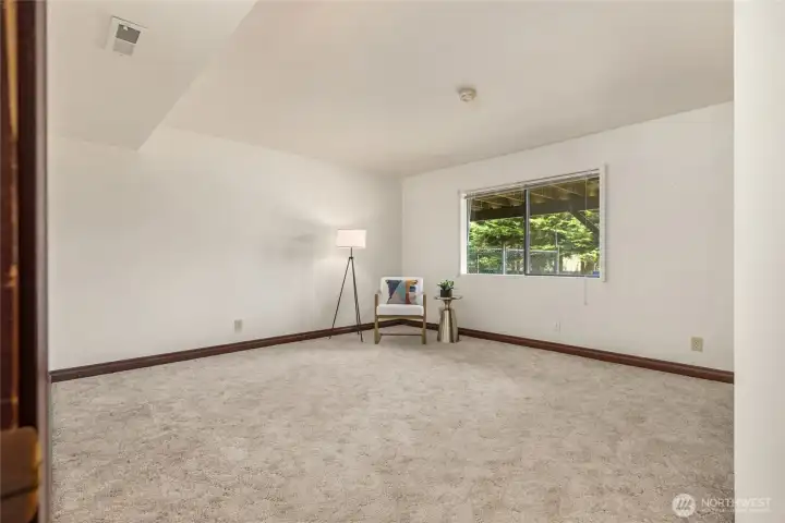 The second bedroom on the main floor.