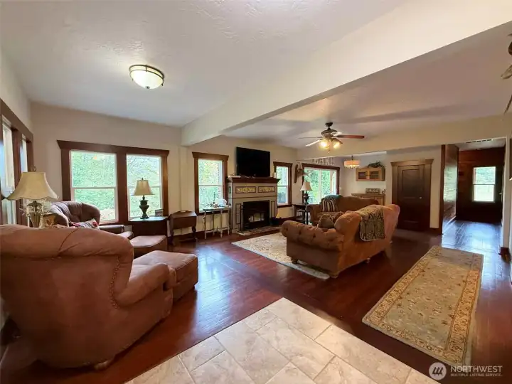 Living room with a great room aviance.