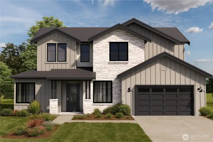 Front Exterior Rendering.