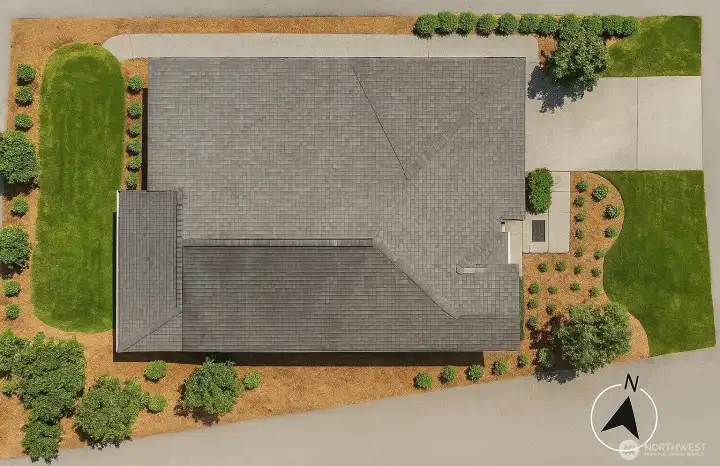 Illastrative purposes only. Final site plan and landscape plan to be determined.