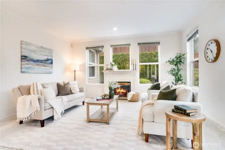 Fireplace tested and fully functional.