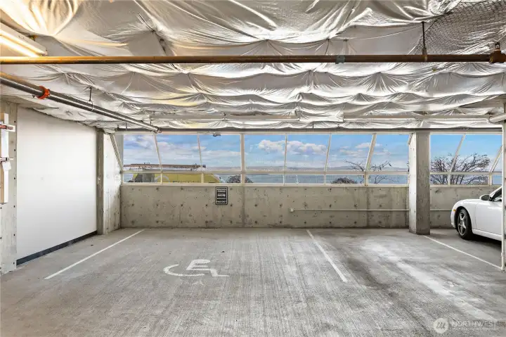 Even your TWO parking spaces have a view!