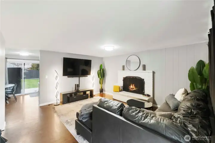 Picture taken from front door.